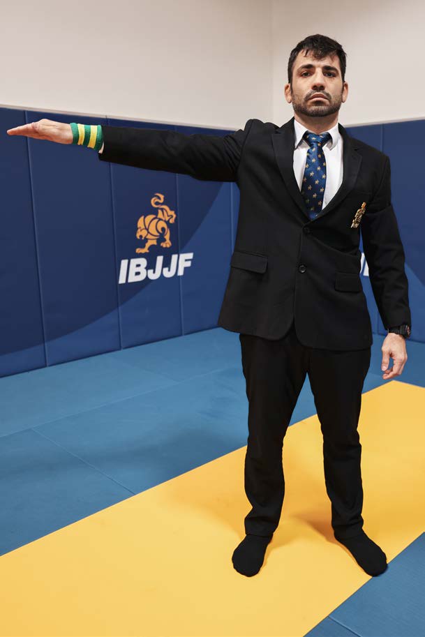 Referee signal for 2 points - pointer and middle fingers extended