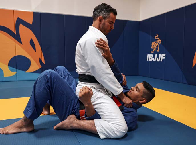 Mount - mount with one arm trapped under leg