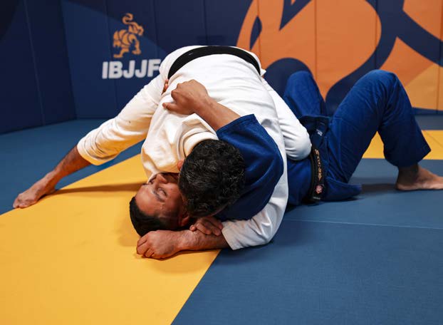 Guard pass - north-south position